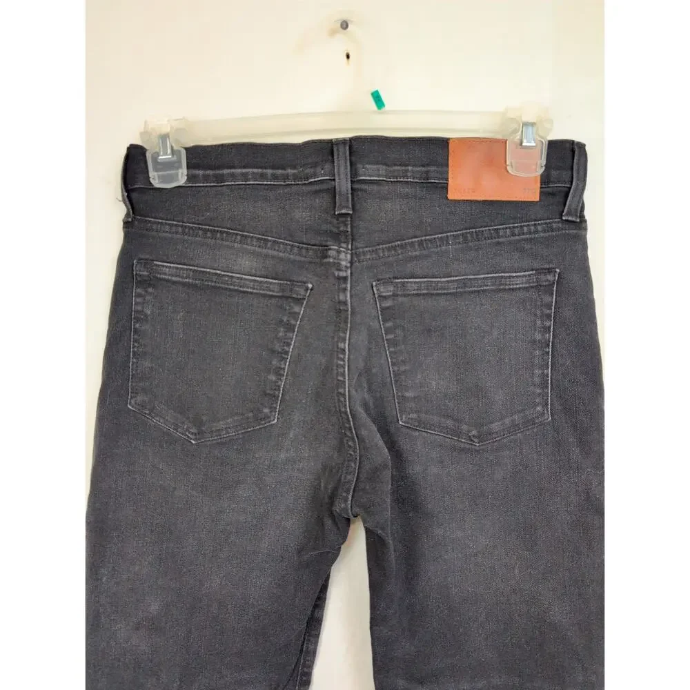 J.Crew Every Stitch Considered 770 Straight Jeans Size 30/30 Black Premium Retro